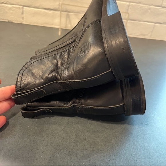 Timberland sz 8 Savin Hill Chelsea ankle black leather boots - Picture 12 of 16